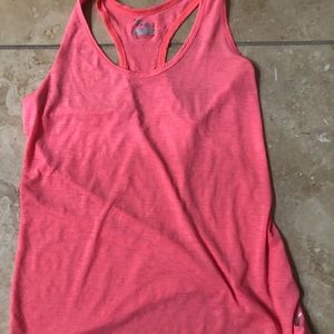 Hot pink athletic tank top